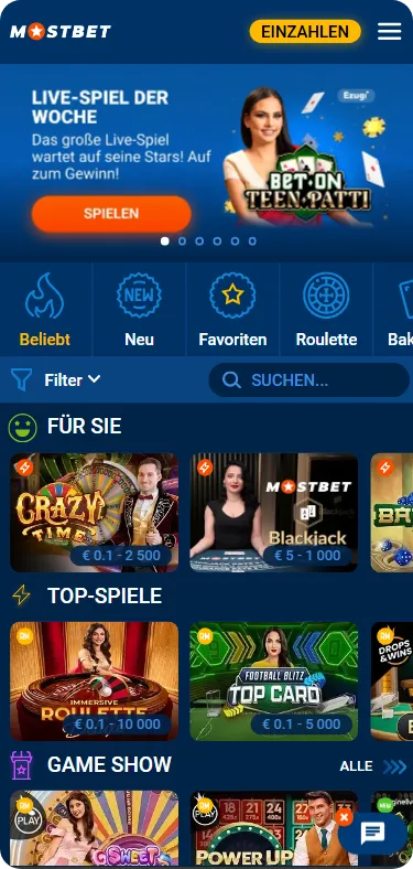 live-casino Mostbet