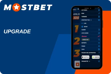 Aktualisieren Sie die Mostbet-App